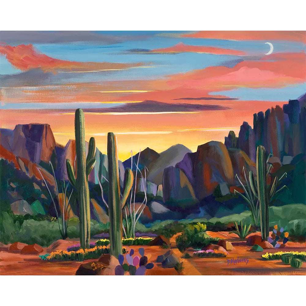 Lizard in the Desert - Matted Print