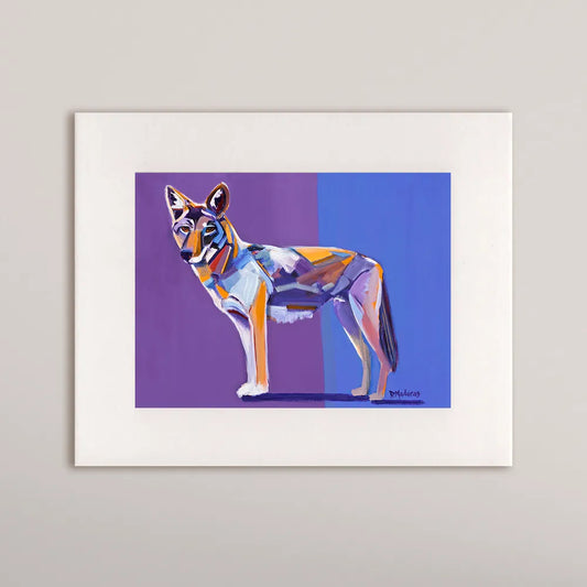 Coyote Pretty- Matted Print