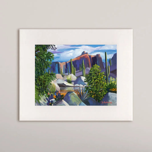 Secluded Sabino- Matted Print