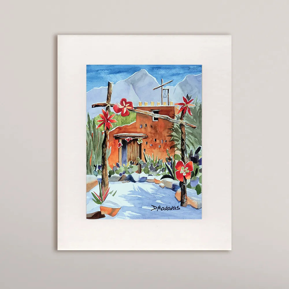 Winter in the Catalinas- Matted Print