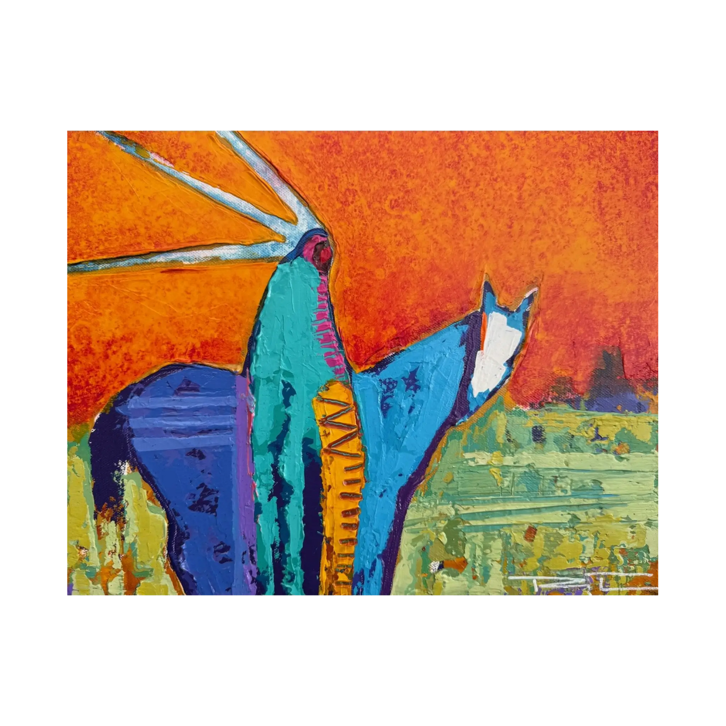 Red Cloud Dancer by Ray Tigerman