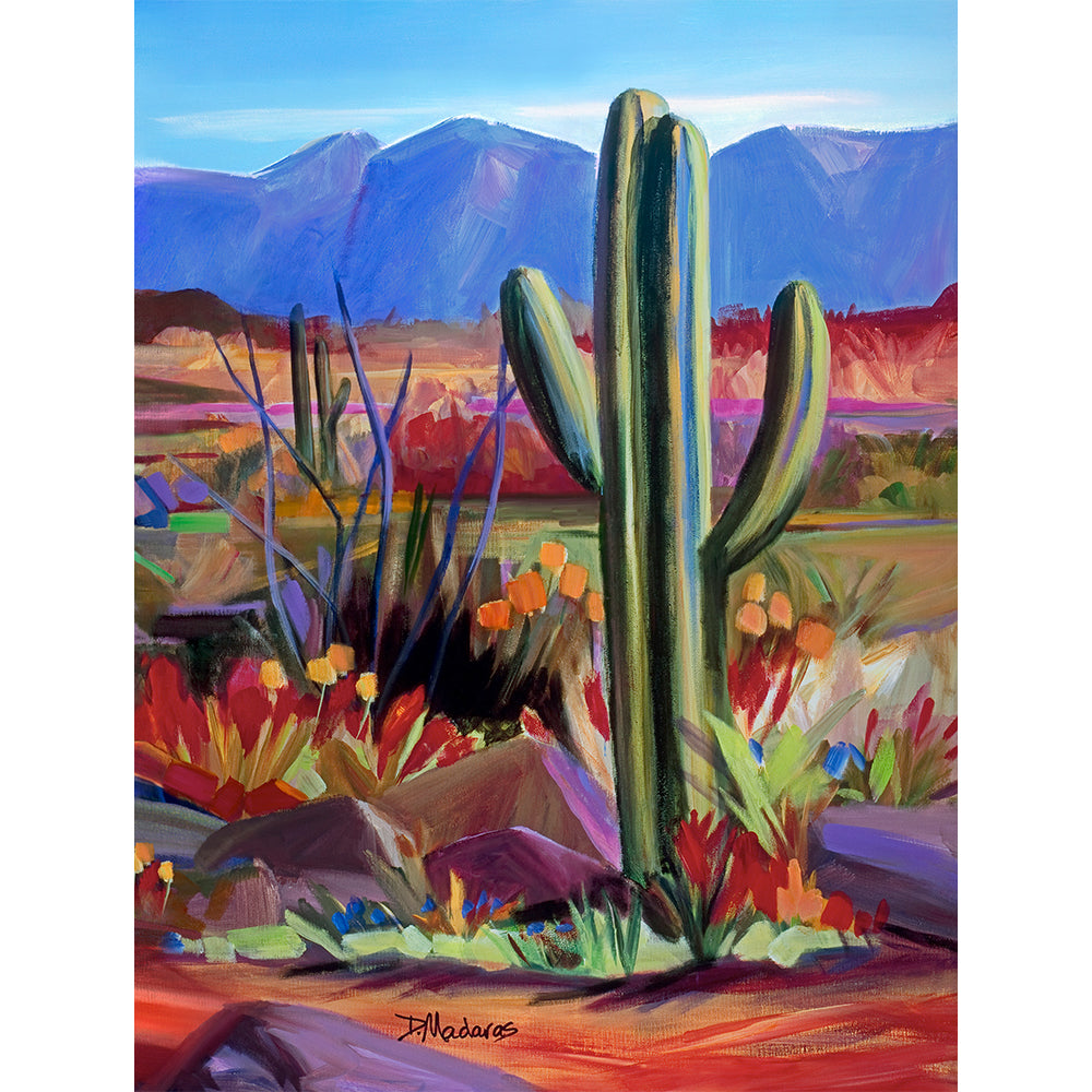 Red Mile panel 3- Canvas