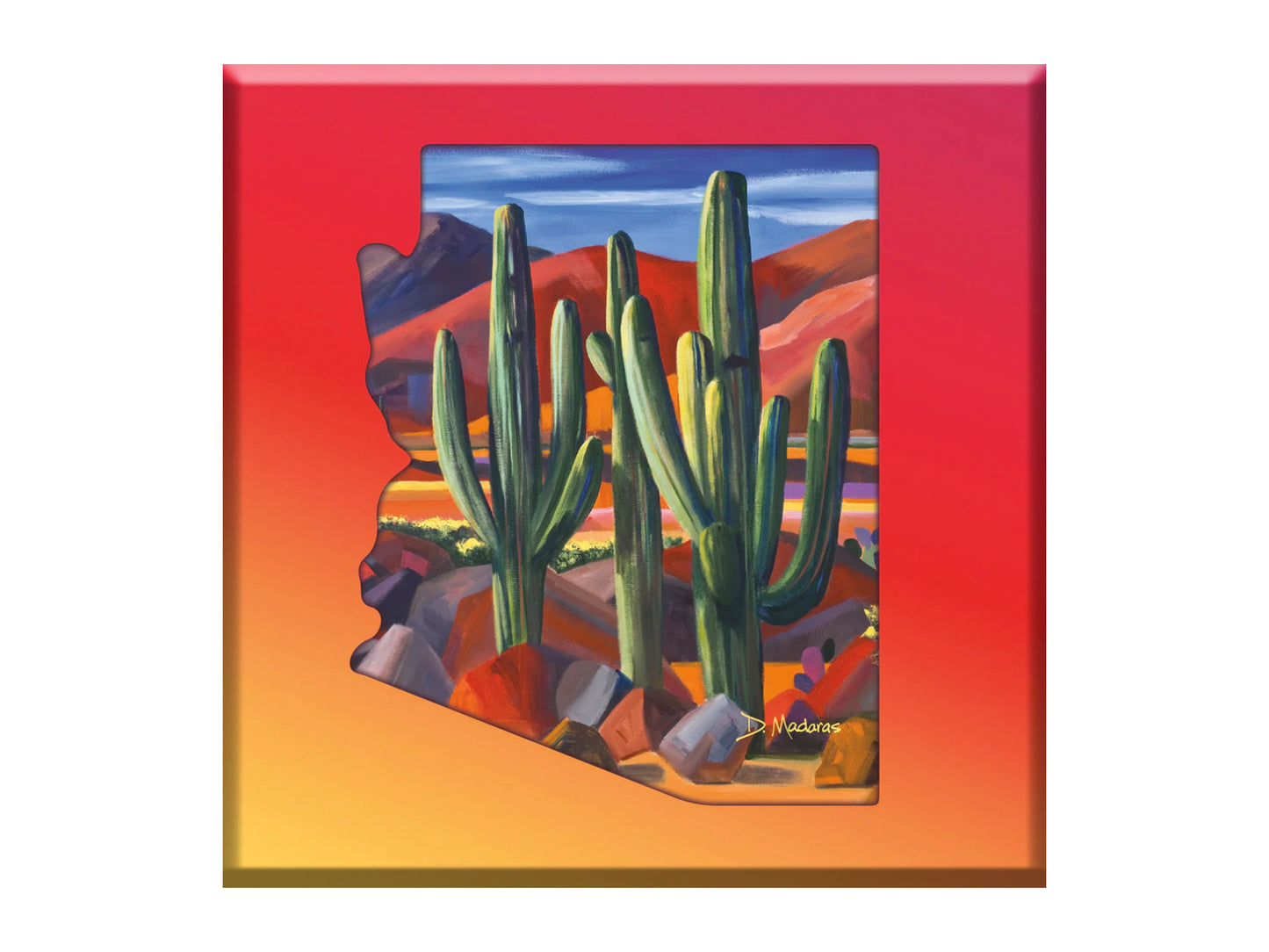 Red Mile AZ - Glass Trivet