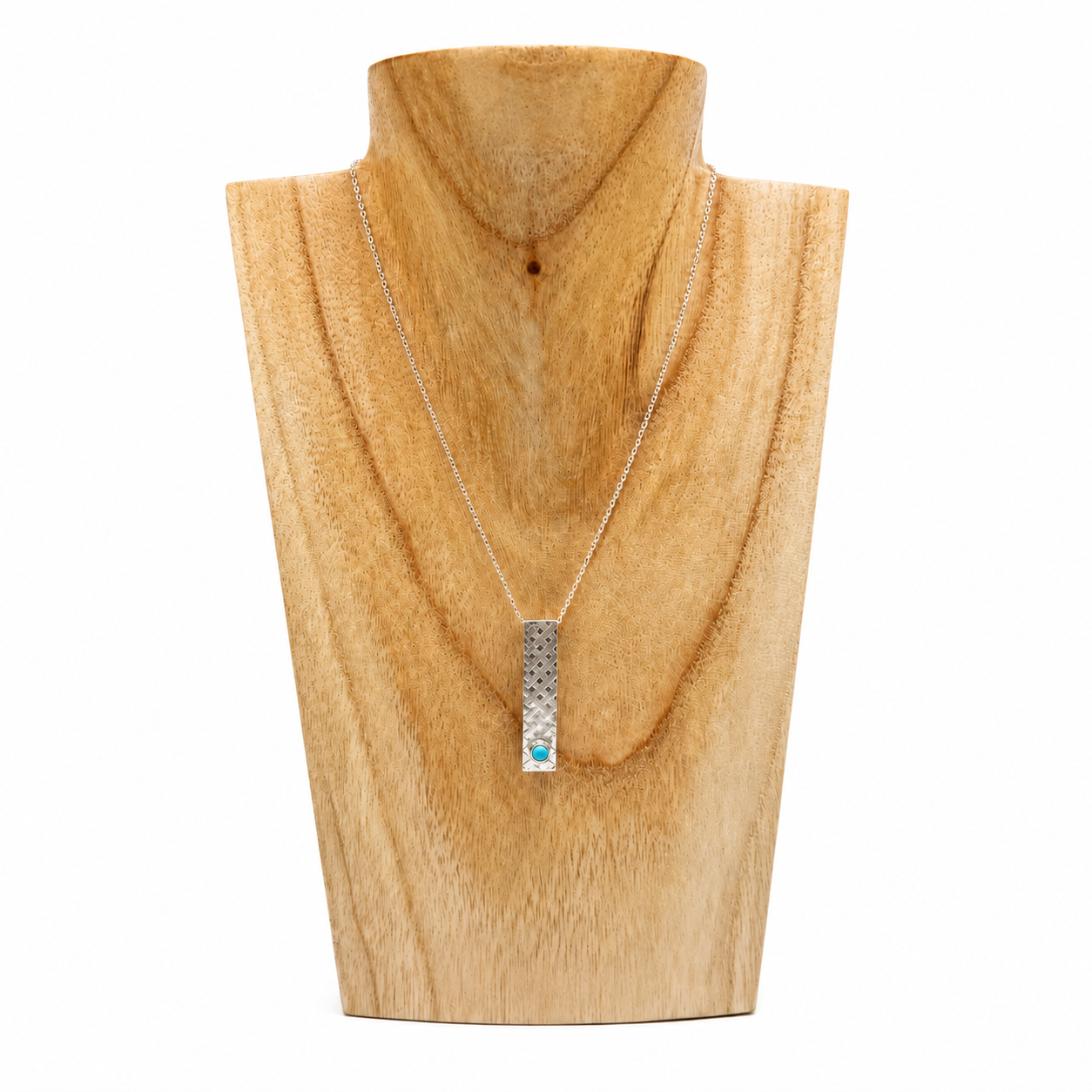 Woven Legacy - Pendant w/SS Chain by Renée Lee Jewelry