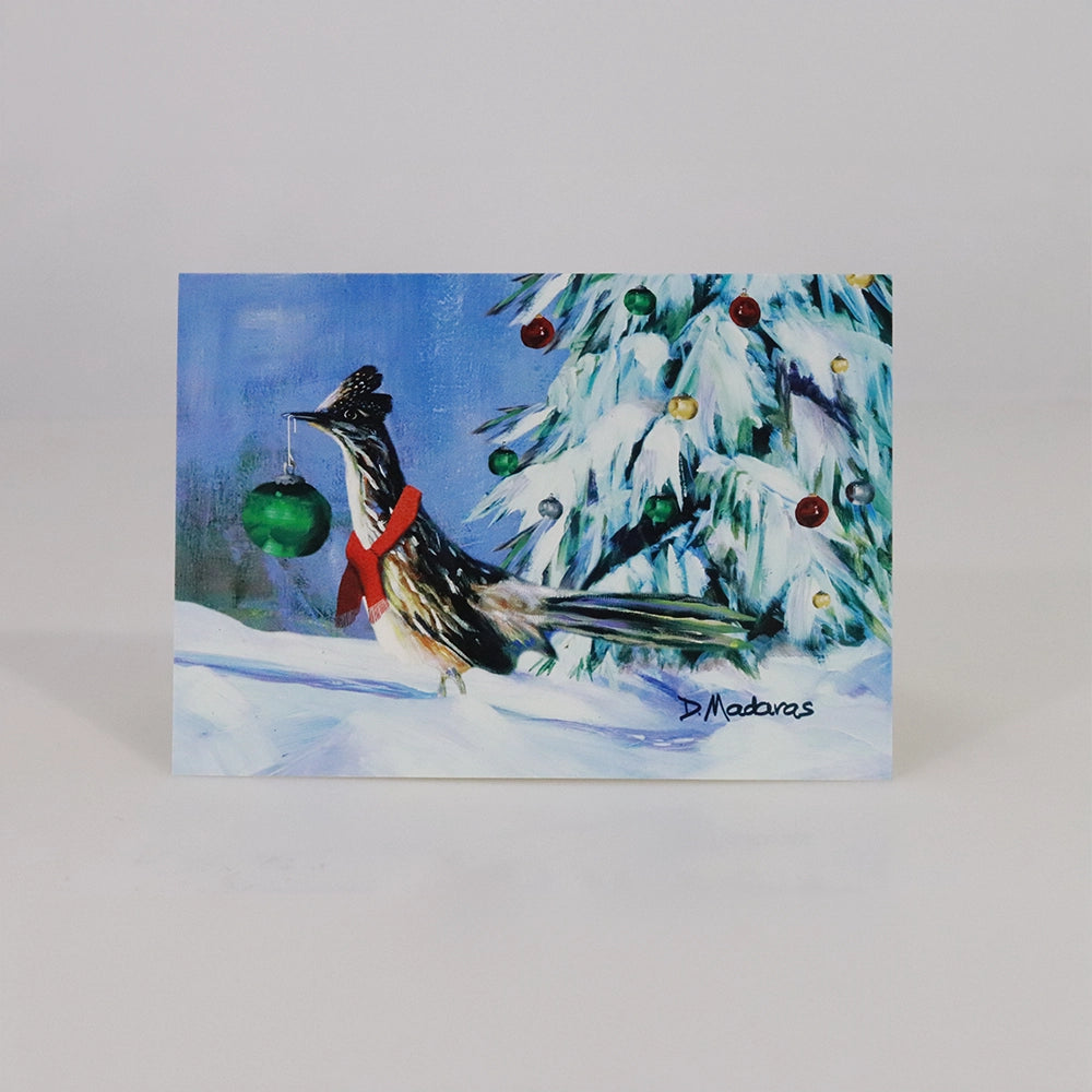 Roadrunner in Snow - Signature Holiday Card Box