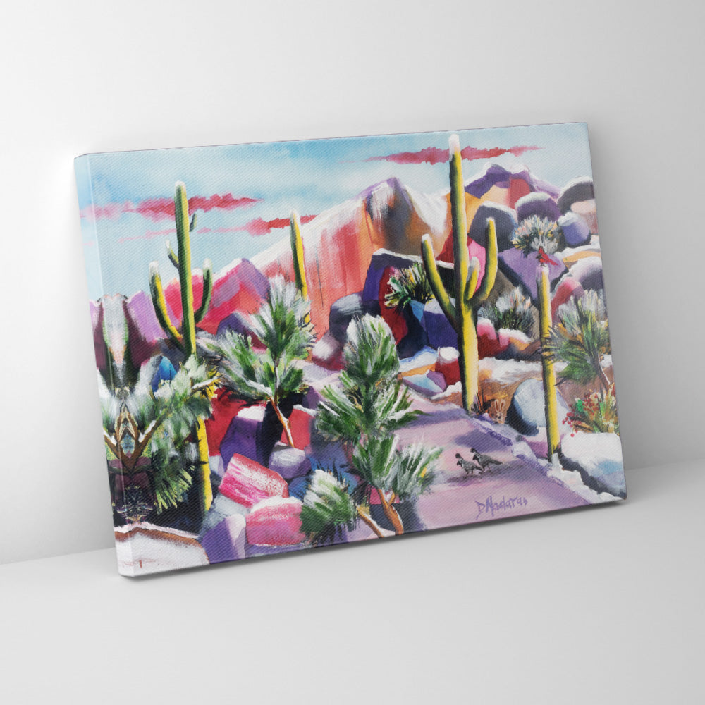 Sabino in Snow- Canvas