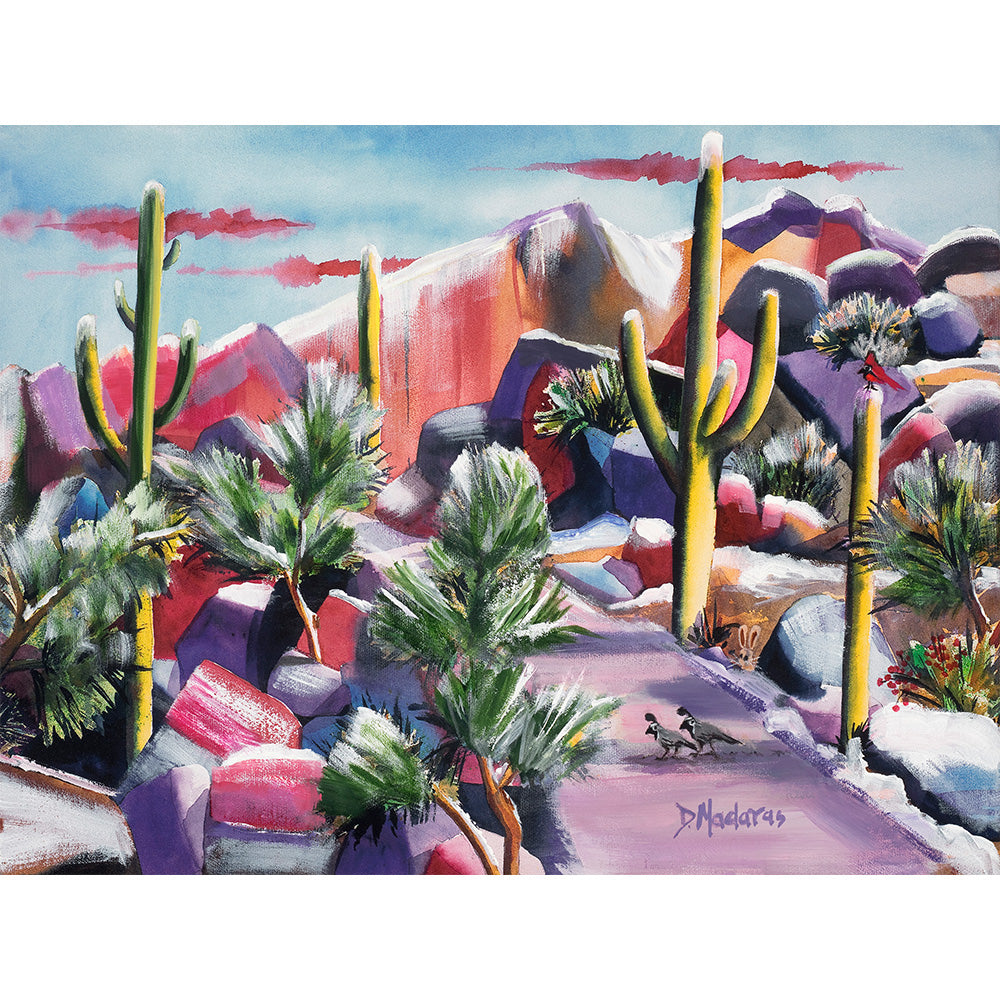 Sabino in Snow- Canvas