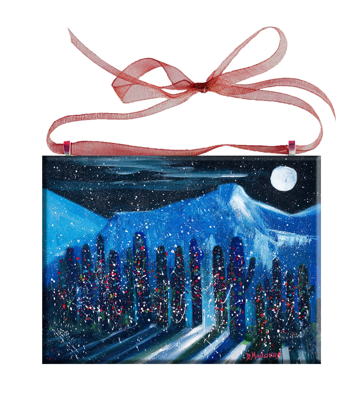 Snowy Saguaros - Ornament
