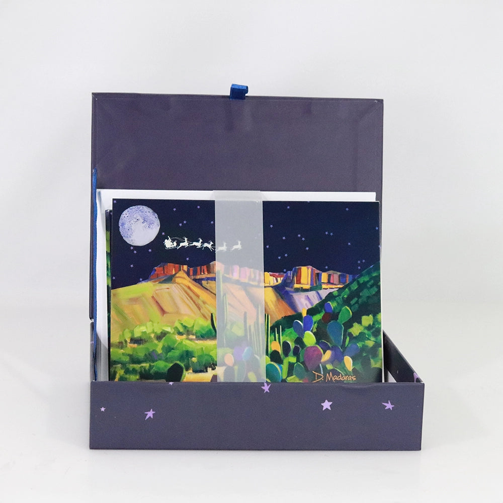 Santa Visits Aravaipa -Signature Holiday Card Box