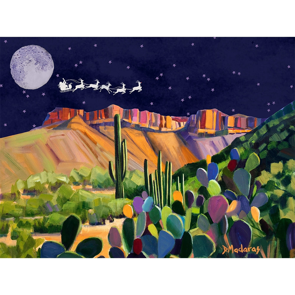 Santa Visits Aravaipa -Signature Holiday Card Box