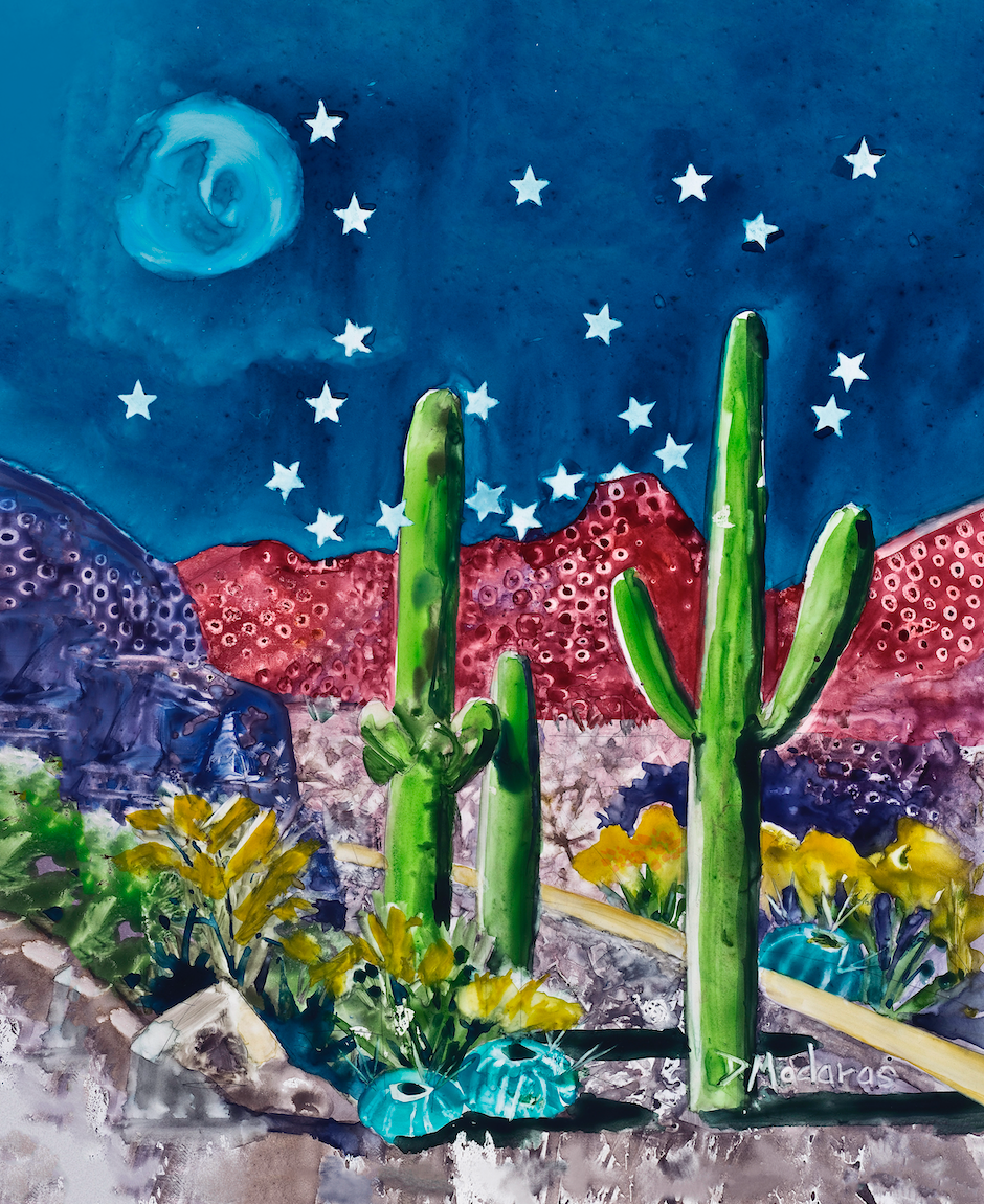 Desert Night II - Holiday Cards