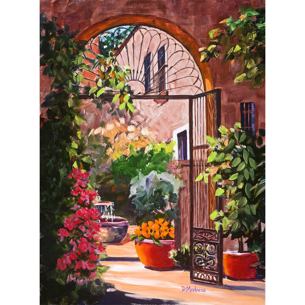 Sunday Afternoon Flowers- Matted Print