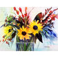 Sunflowers at the Villa- Matted Print