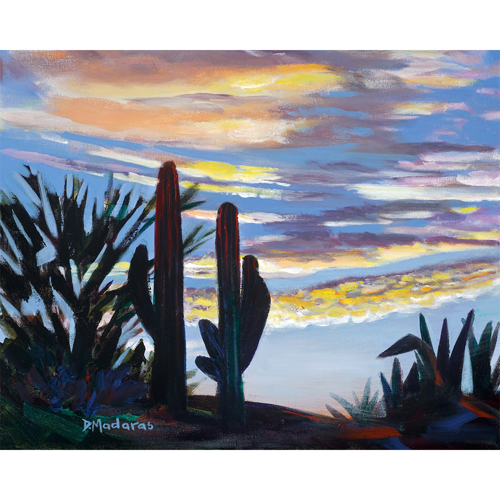 Sunrise Near Swan Road- Canvas