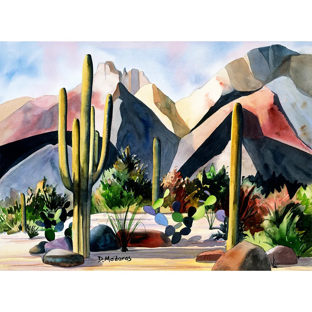Watercolors Reimagined - The Catalinas