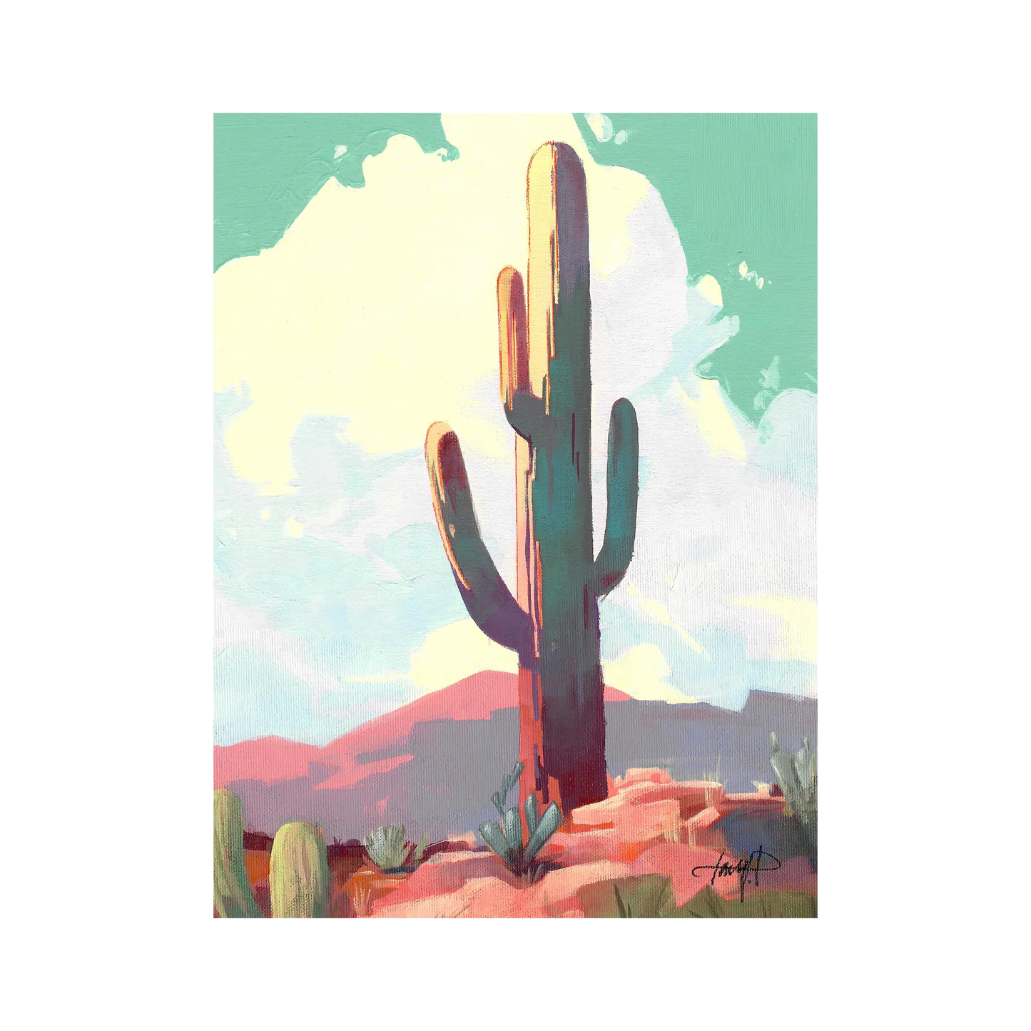 Louise Canvas Giclee by Tony Thielen