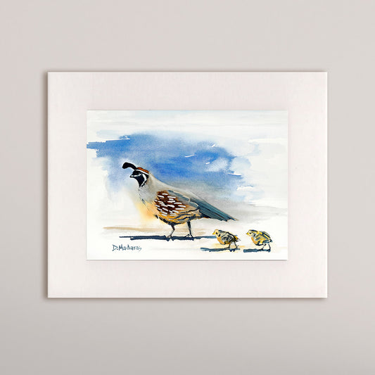 Walk in the Park- Matted Print