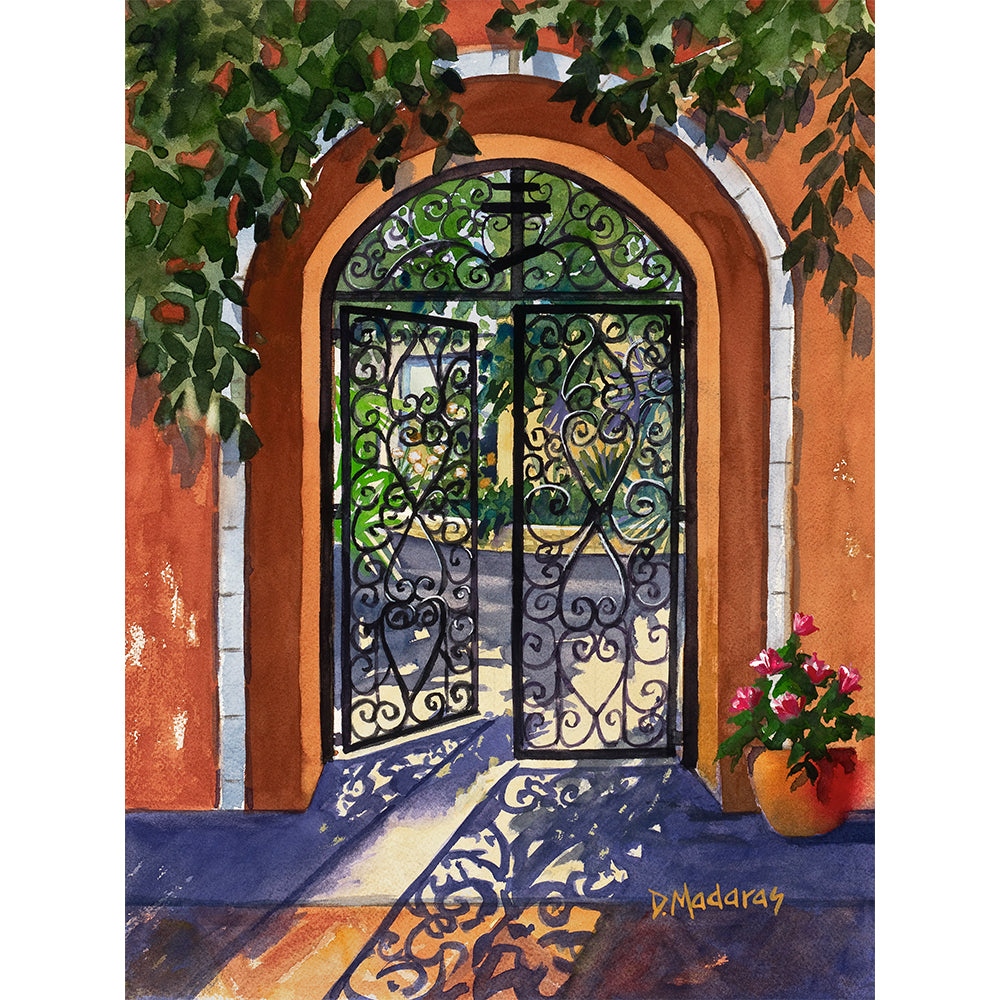 Watercolors Reimagined - Willow Spring Gate