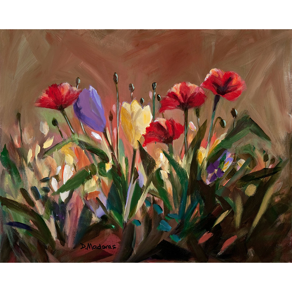 Yellow Tulip- Matted Print