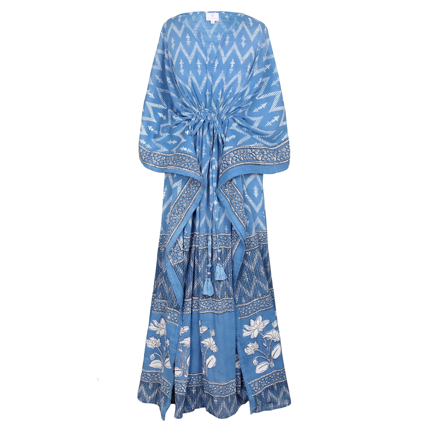 Fontainebleau Floral Maxi Kaftan Dress by Pax Philomena