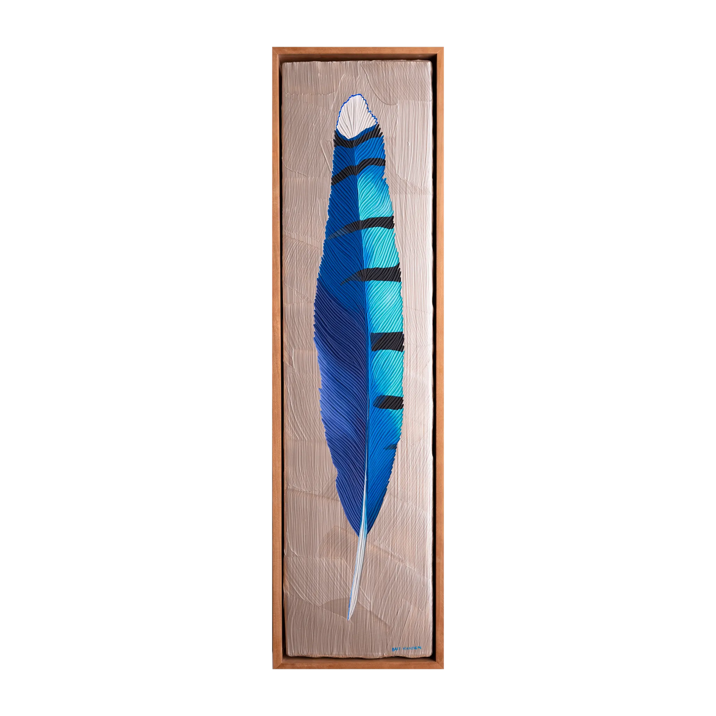 Blue Jay Feather by Brit Hansen