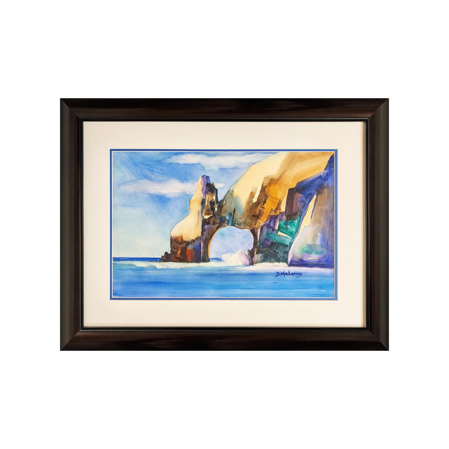 Cabo by Diana Madaras - 15x22" Original Watercolor + Pastel