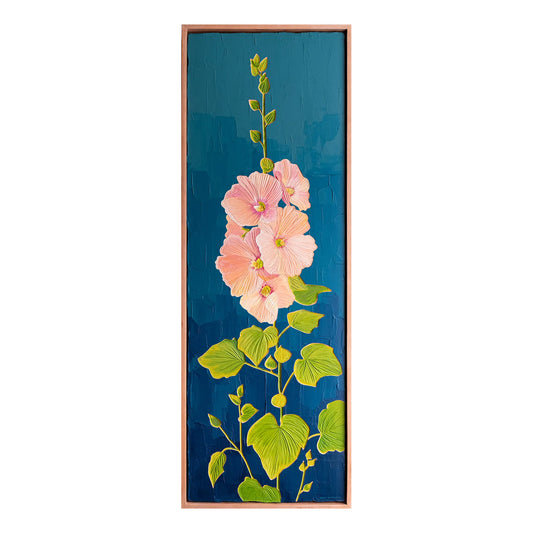 Hollyhocks by Brit Hansen