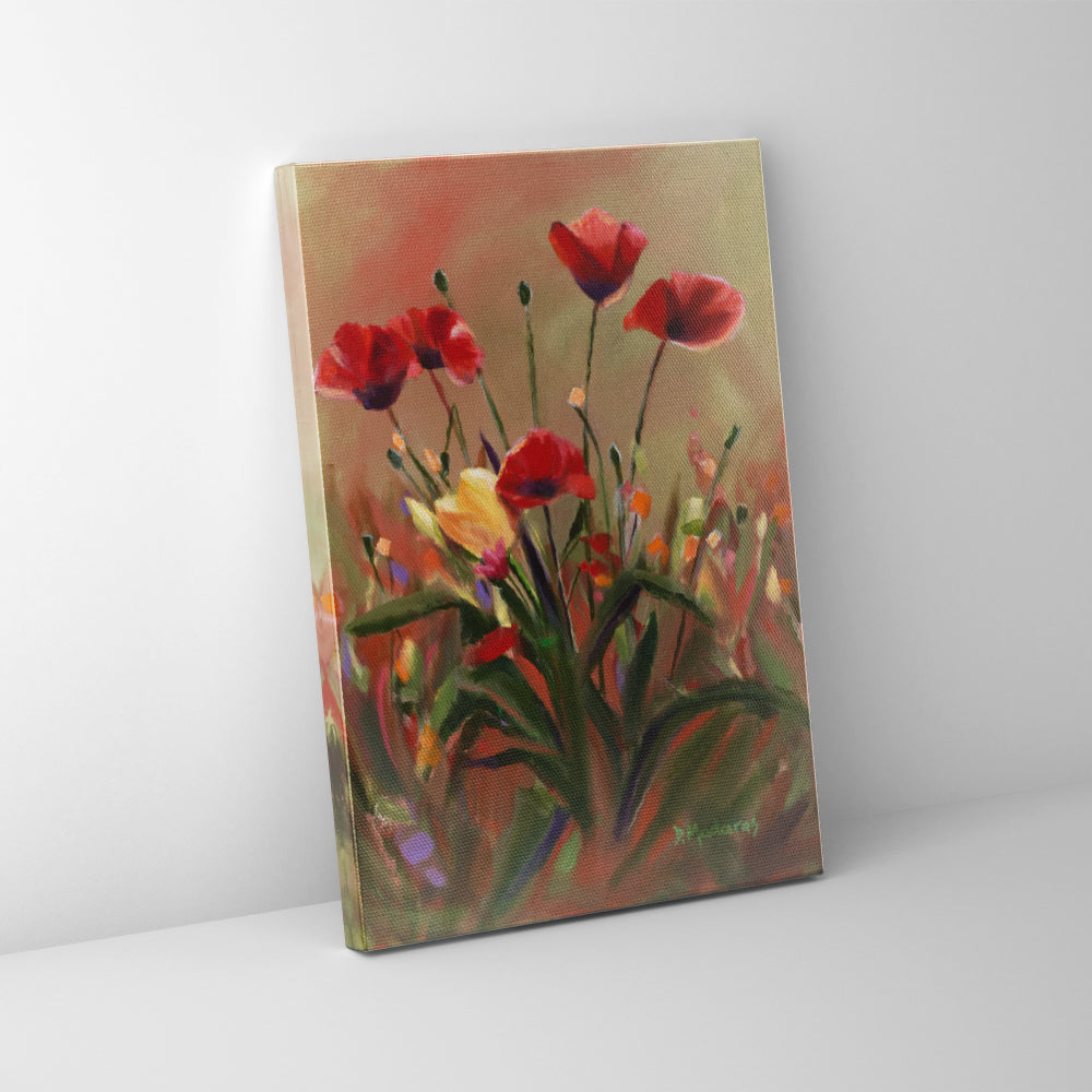 Poppy Love- Mini Canvas