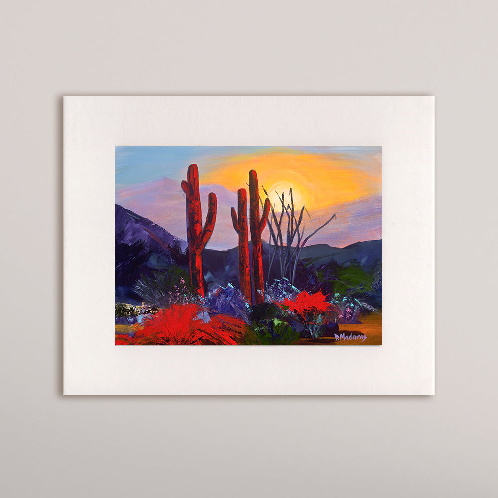 Desert Heat- Matted Print