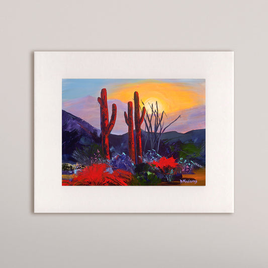 Desert Heat- Matted Print