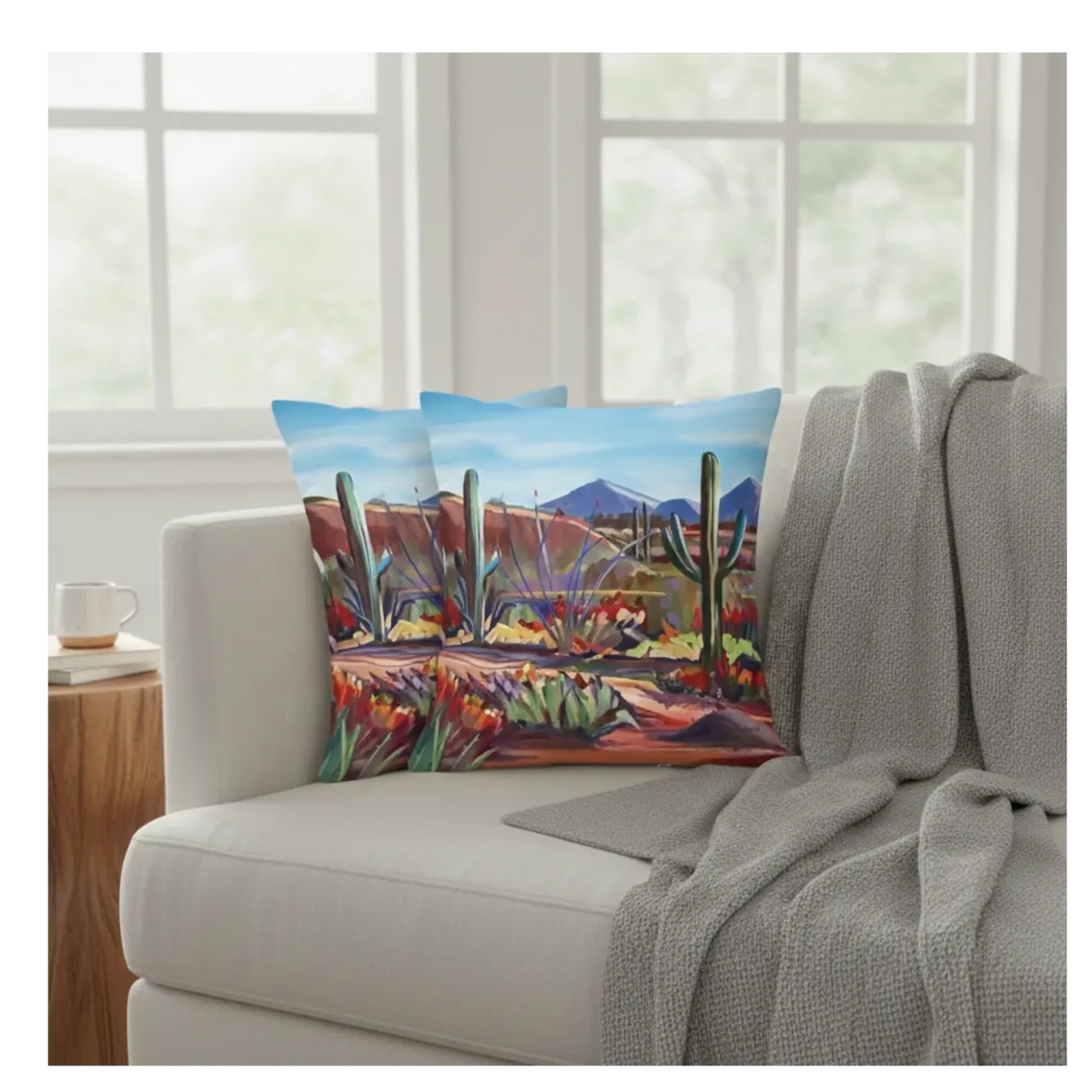 Along the Red Mile - Throw Pillow Set