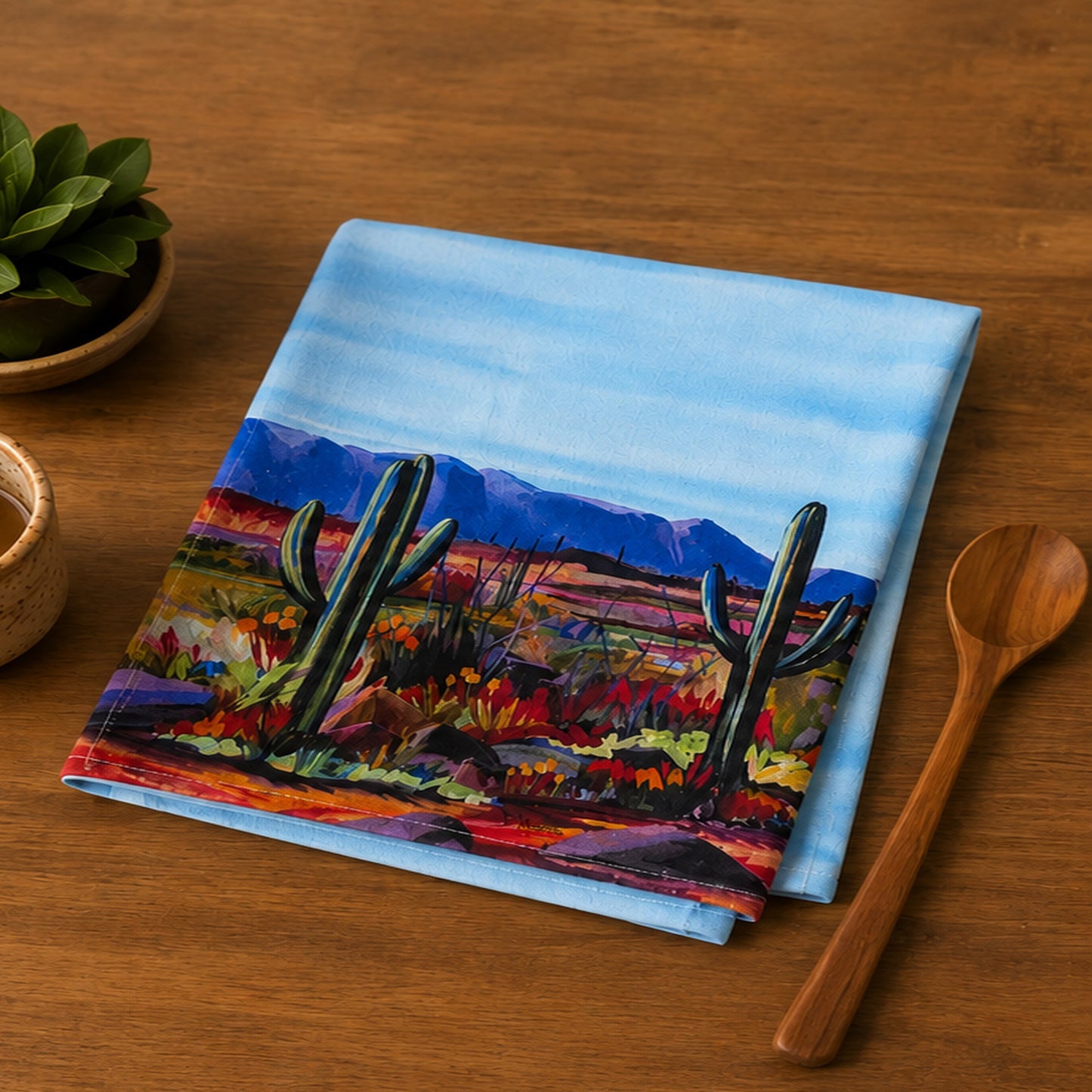 Along the Red Mile - Tea Towel