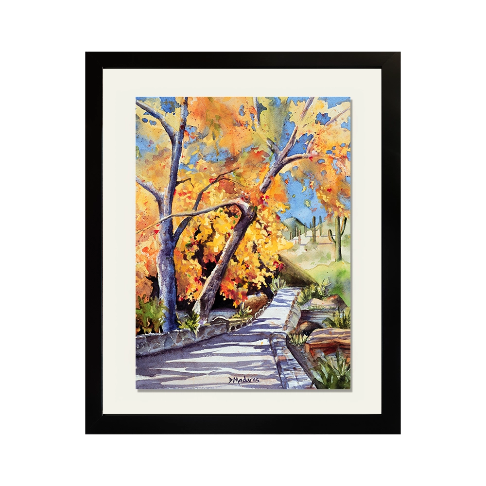 Watercolors Reimagined - Walk in Sabino