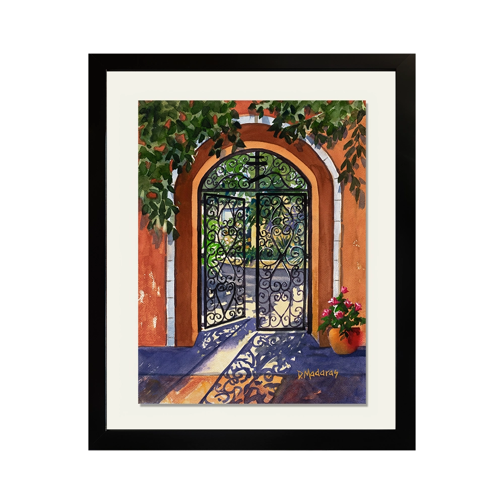 Watercolors Reimagined - Willow Spring Gate