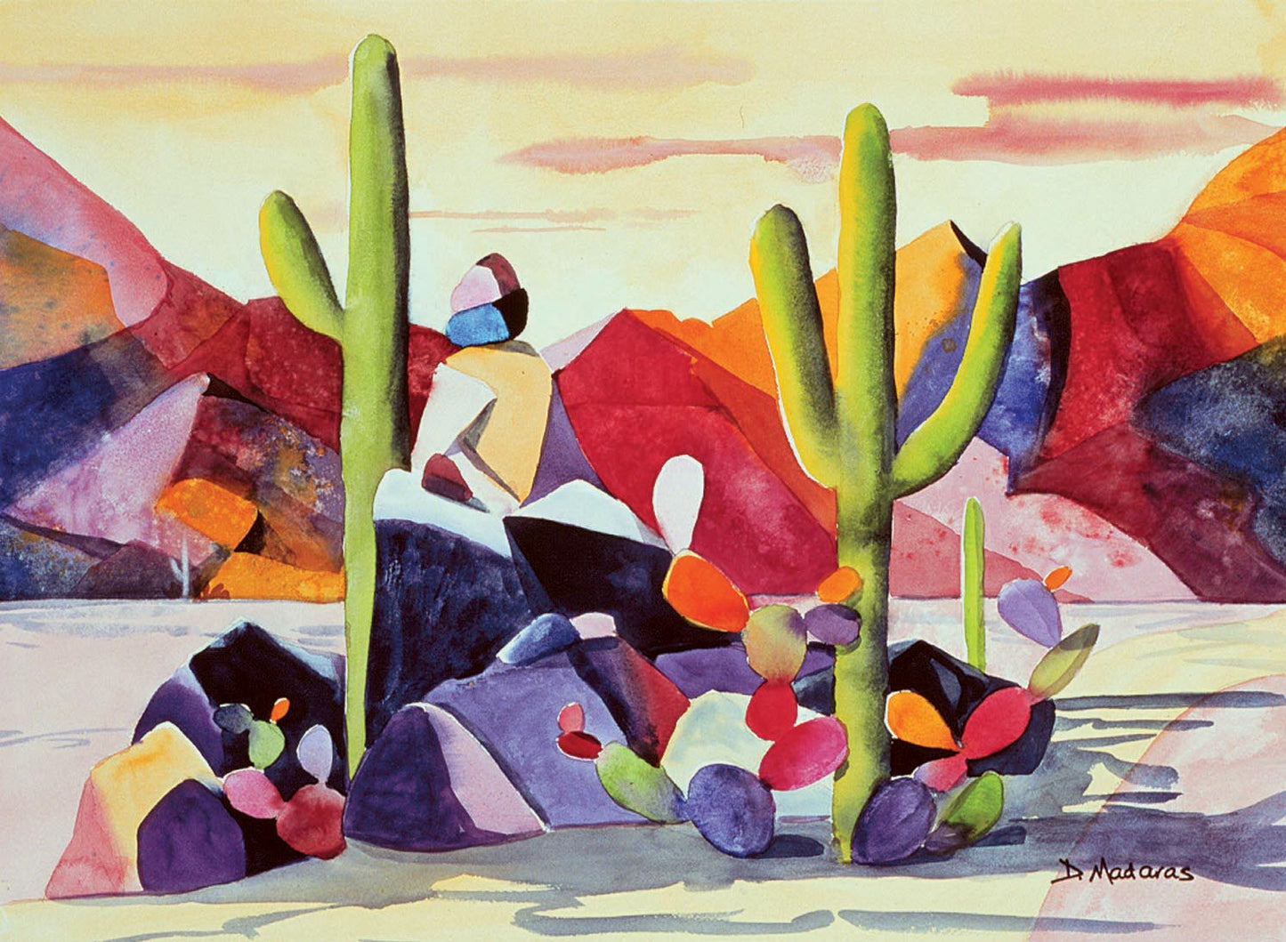 Balancing Act- Matted Print