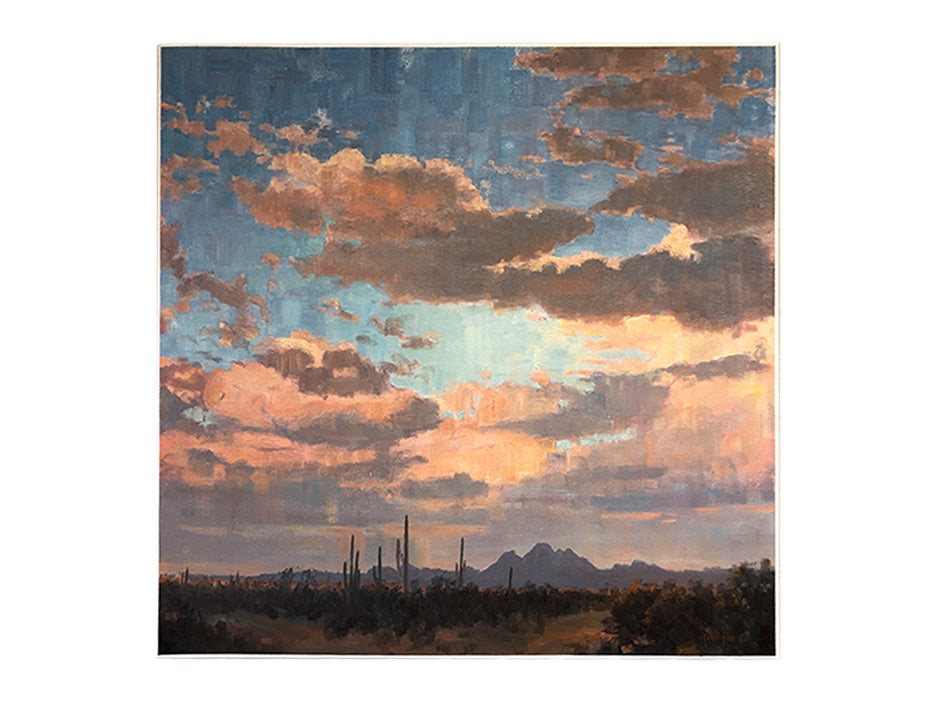 Clouds Over the Arroyo by John Horejs