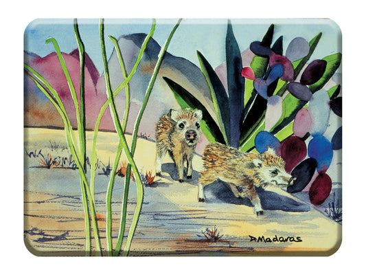 Looking for Mom - Glass Cutting Board