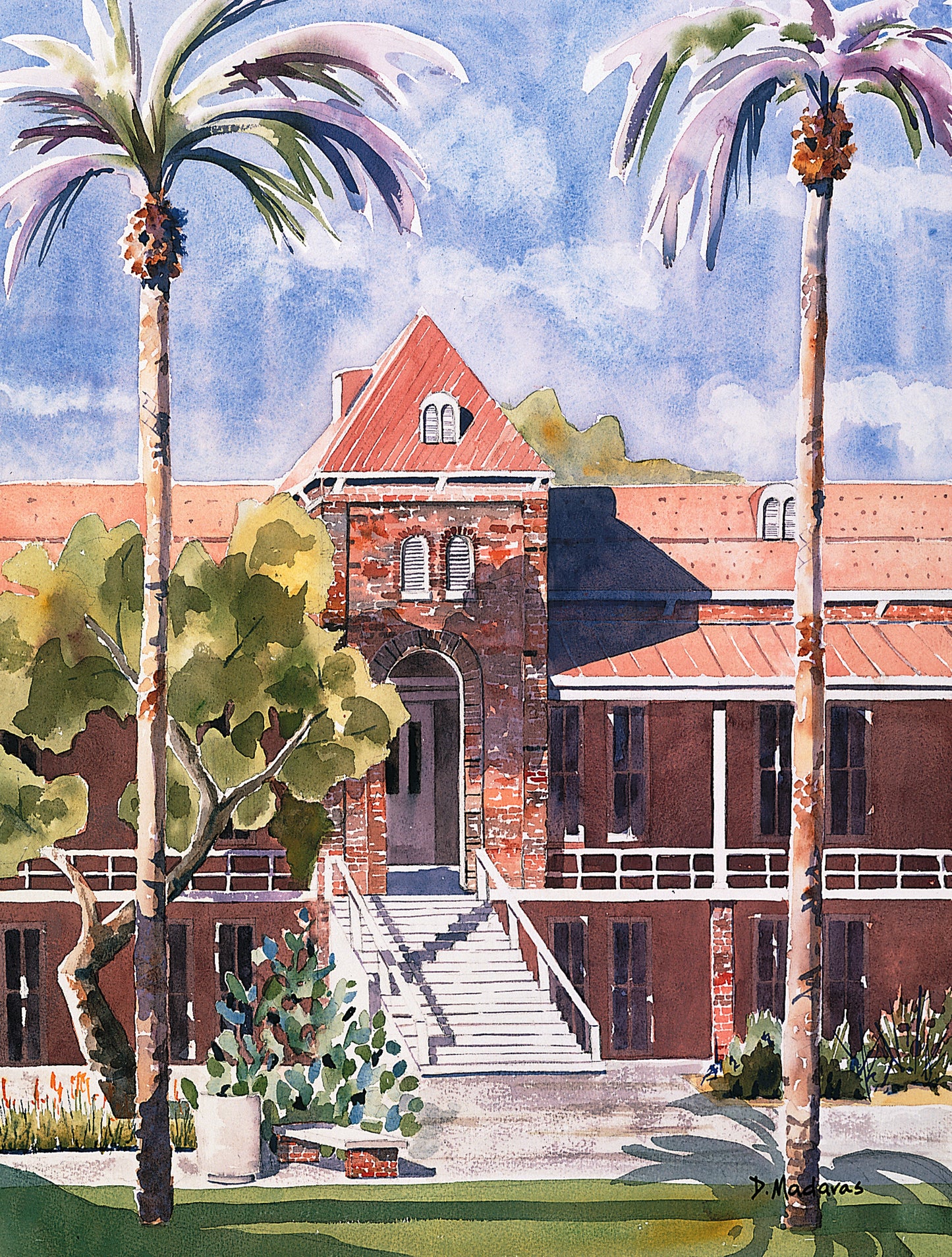 Old Main 1- Matted Print