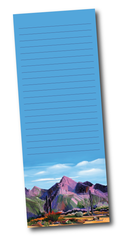Pink Ocotillo at Pusch Ridge - Notepad