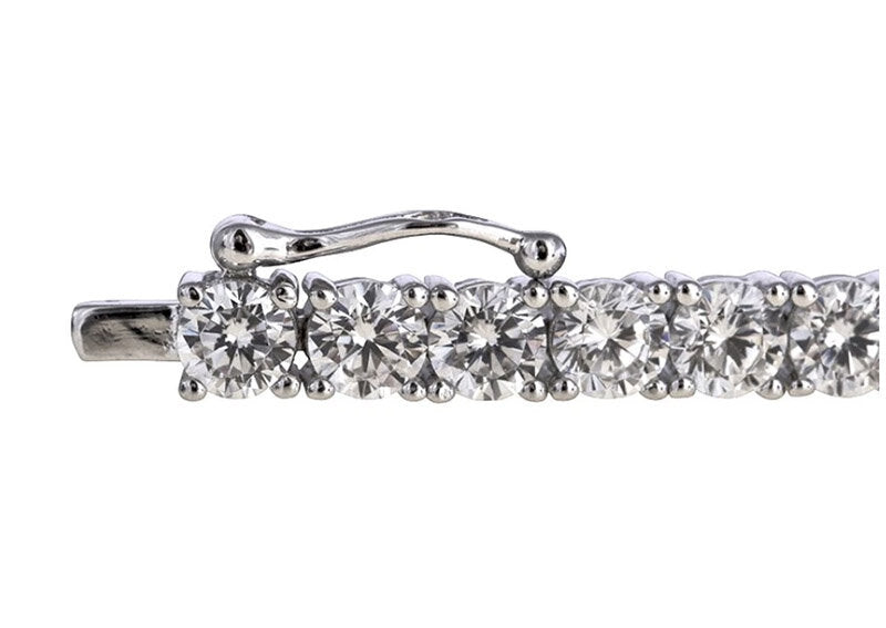 Silver Classic Tennis Bracelet by Bling