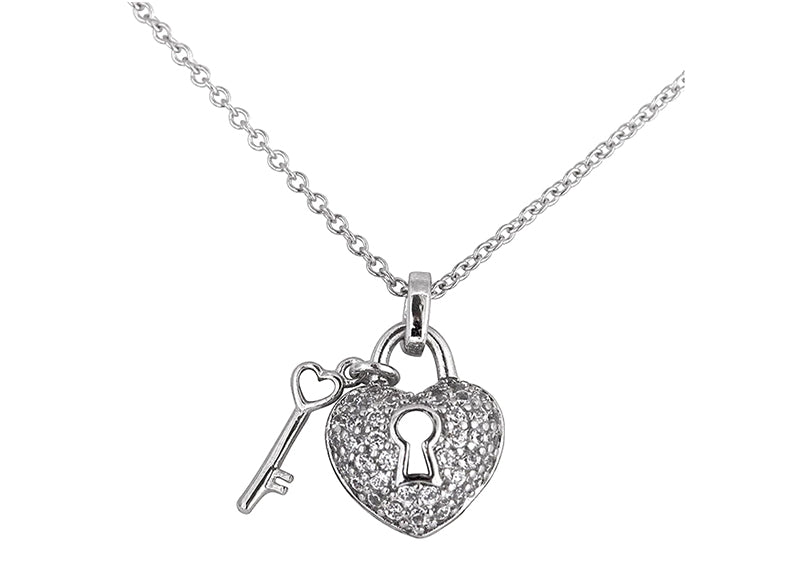 Tiny or Small Lock Necklace