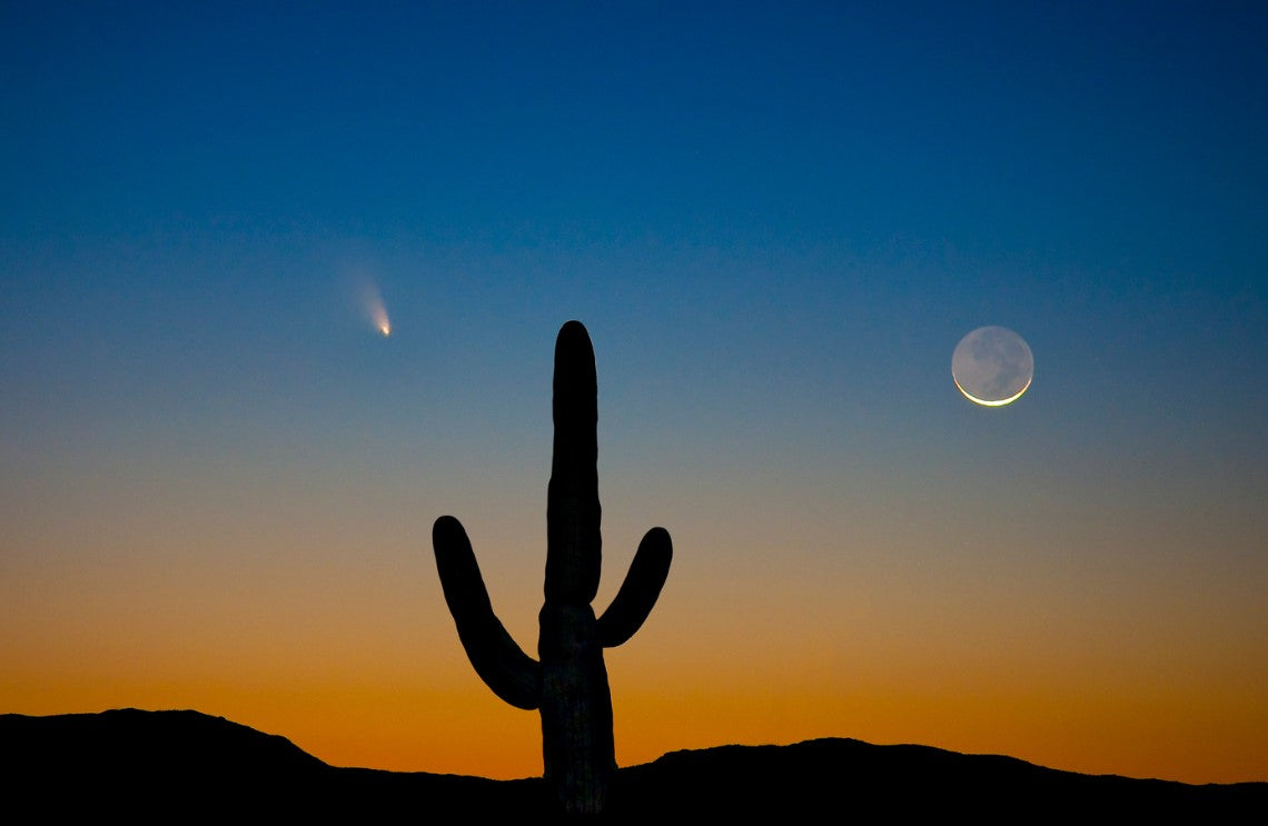 Comet Pan Starrs By Brian Hooker