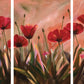 Jim's Poppies- Canvas Triptych