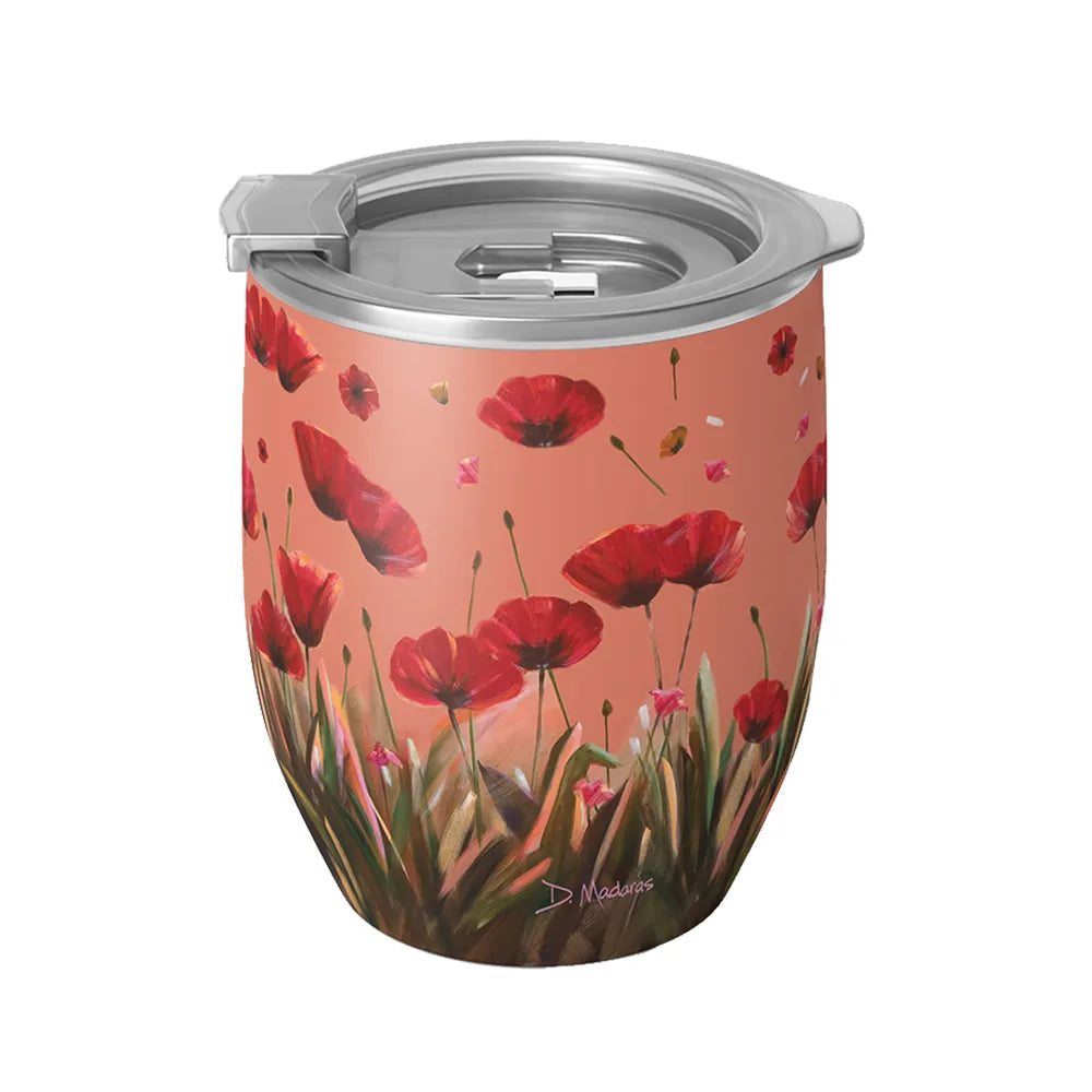 Jim's Poppies - Stemless Tumbler