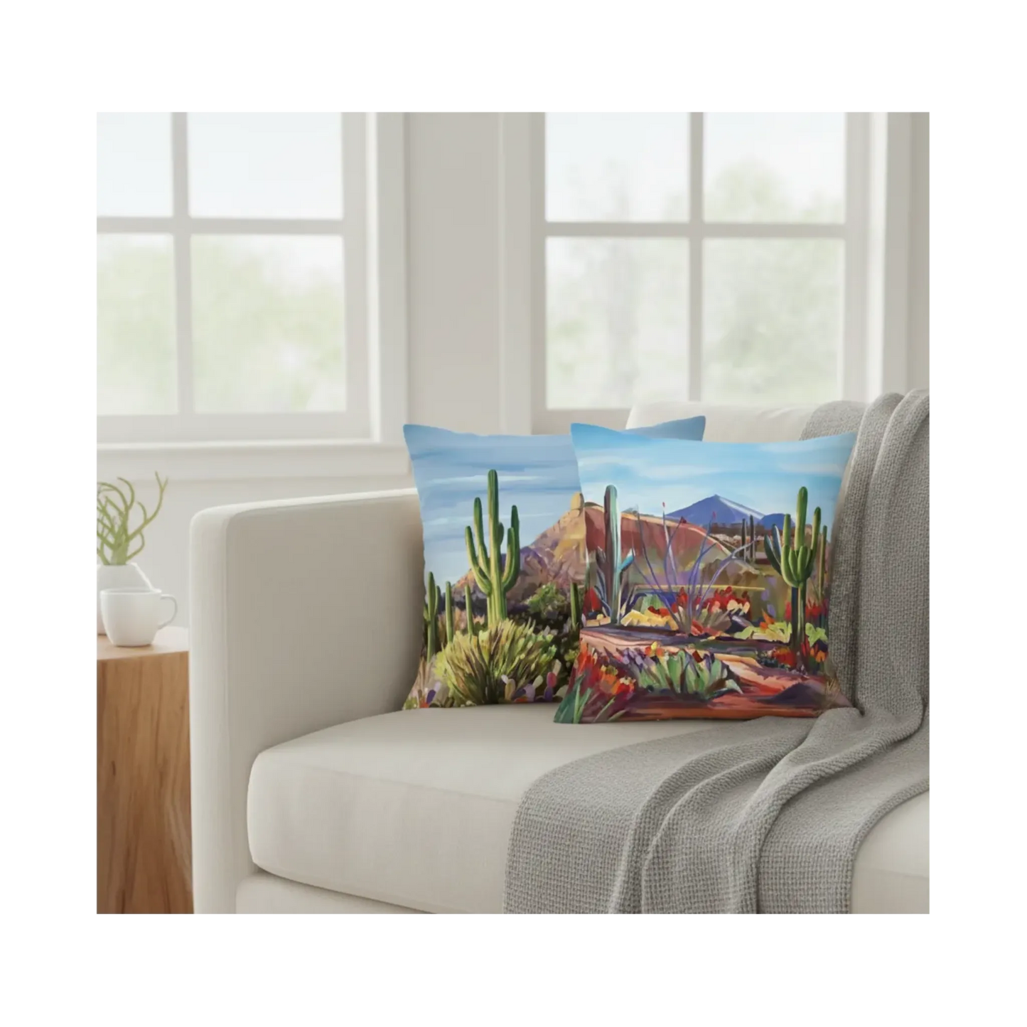 First Light + Red Mile Throw Pillow Set