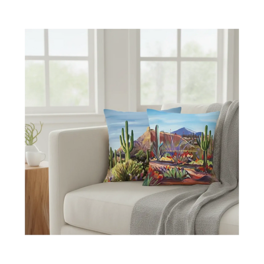 First Light + Red Mile Throw Pillow Set