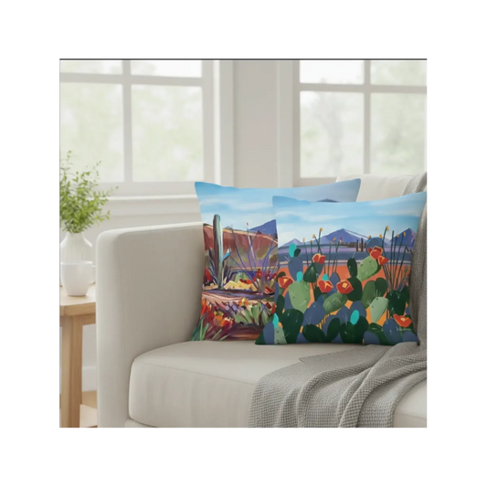 Third Peak + Red Mile Throw Pillow Set