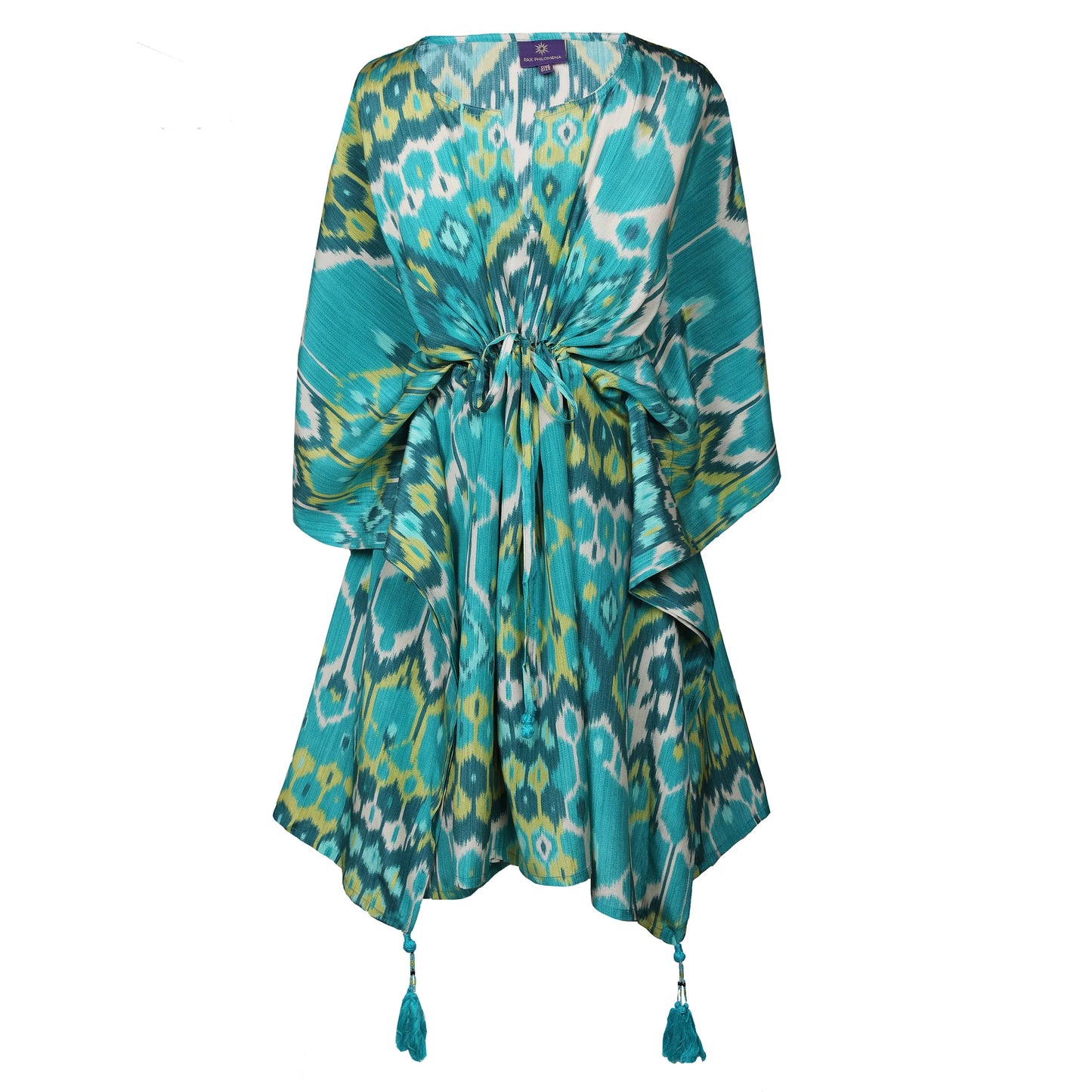 Acqua Vita Italian Silk Kaftan by Pax Philomena