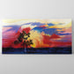 African Sunrise - Canvas Panorama