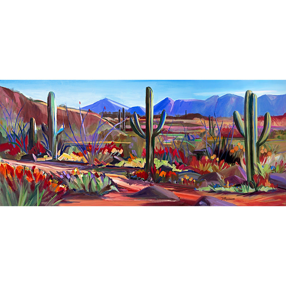 Along the Red Mile - Canvas Panorama